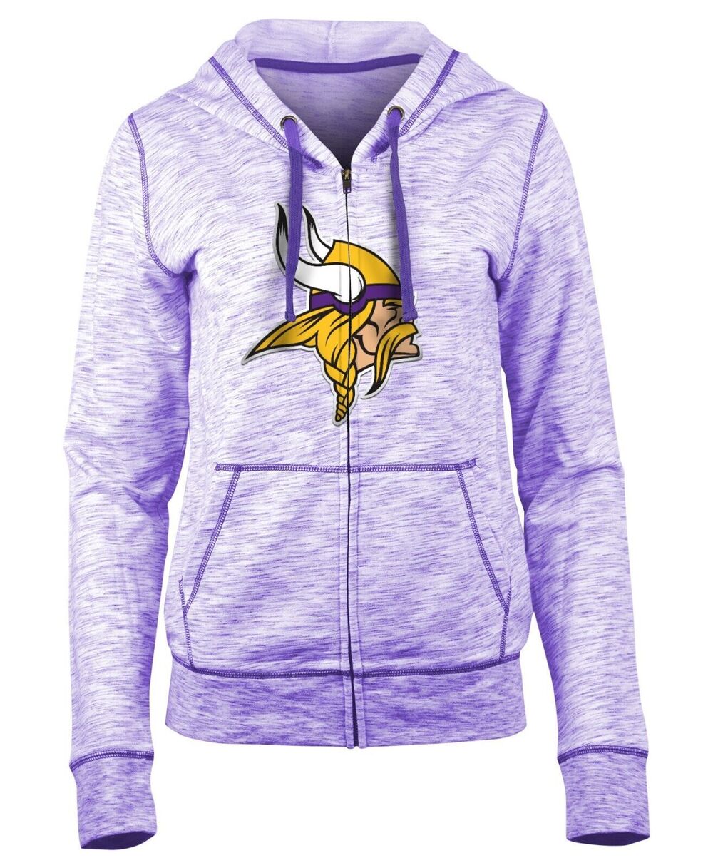 New Era Women's Minnesota Vikings Space Dye French Terry Sweatshirt